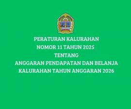PERATURAN KALURAHAN PATUK NOMOR 11 TAHUN 2025 